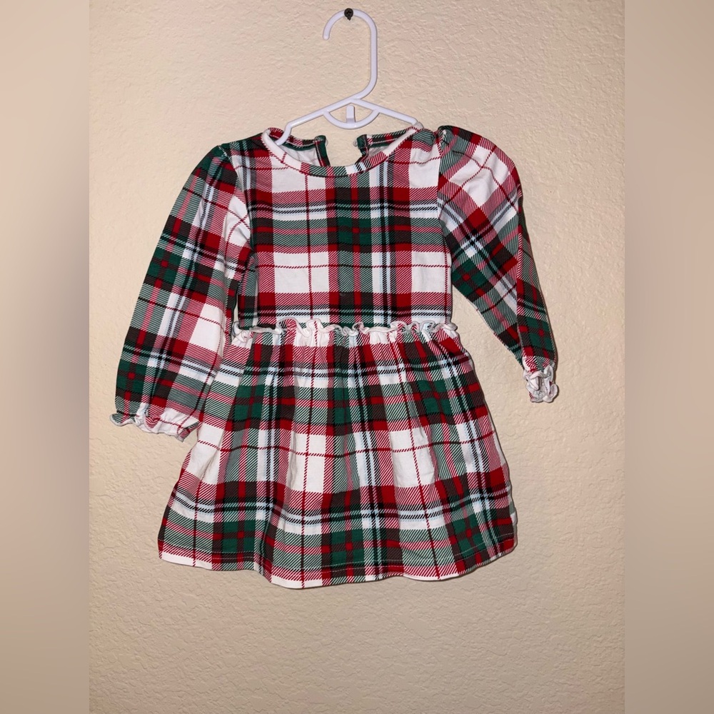 Ruffle Butts Red and Green Plaid Dress